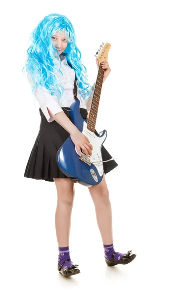 Menina adolescente Rockstar — Fotografia de Stock