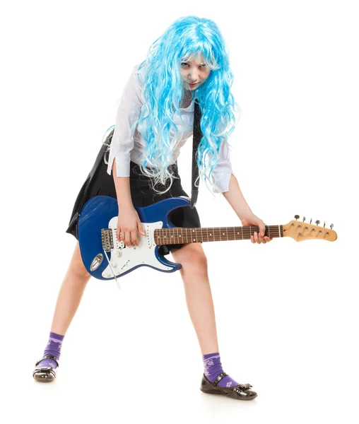 Genç kız rockstar — Stok fotoğraf