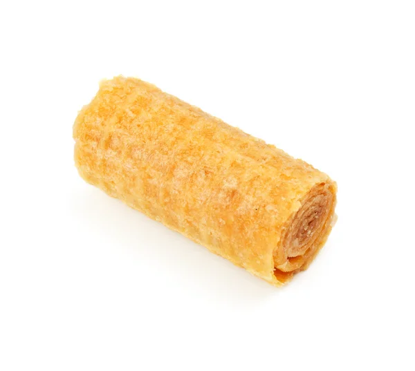 Knapperige wafel roll — Stockfoto
