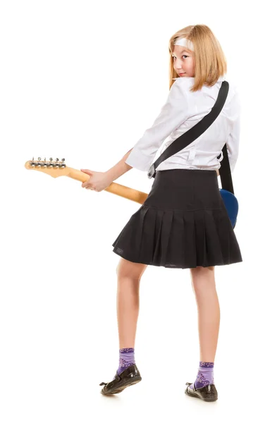 Teenager pige rockstar - Stock-foto