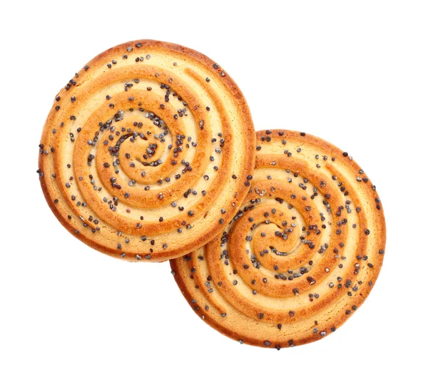 Pane corto biscotti con papavero — Foto Stock