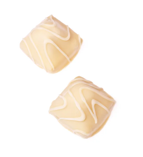 White Chocolate Candies — Stock Photo, Image