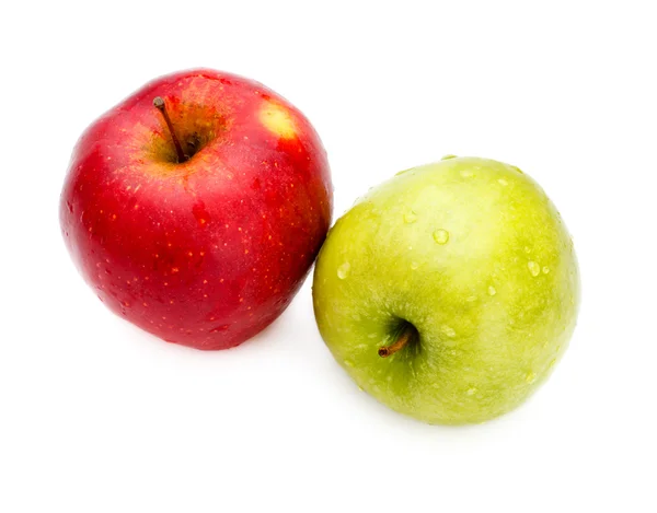 Κόκκινα και πράσινα μήλα — Φωτογραφία Αρχείου