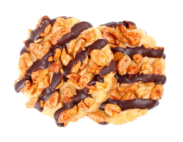 Bolinhos de chocolate Chip com amendoim — Fotografia de Stock