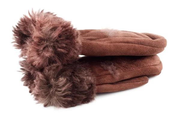 Fur Mittens — Stock Photo, Image