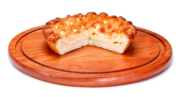 Pie With Curds Filling — Stock Photo, Image