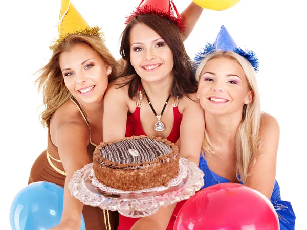 Grupo celebración de pastel . — Foto de Stock