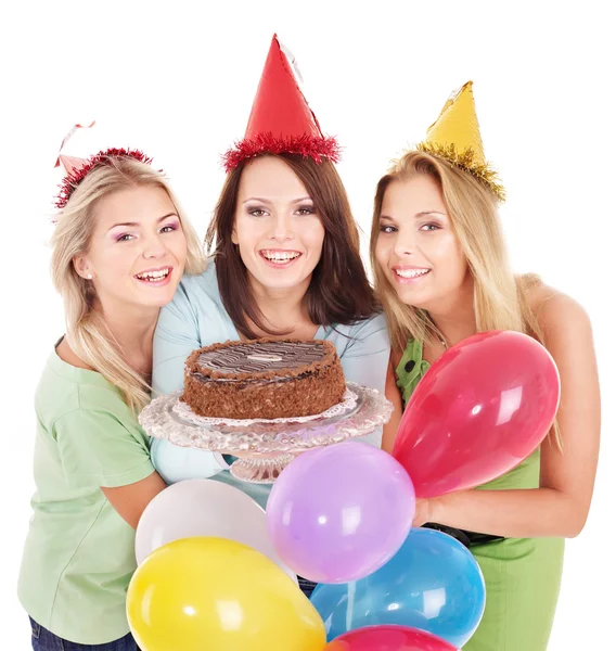 Grupo celebración de pastel . — Foto de Stock