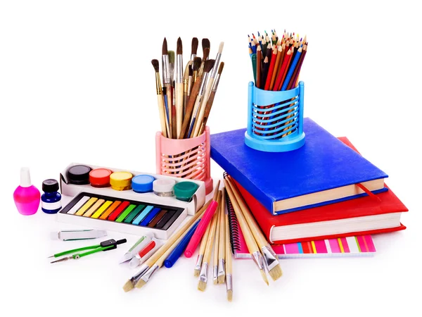 Back to school supplies. — Stock Photo, Image