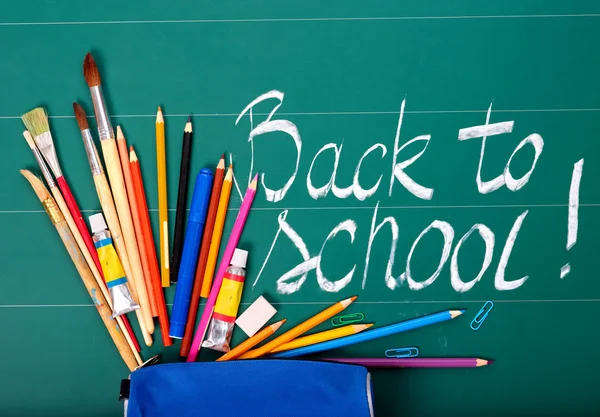 Back to school supplies. — Stock Photo, Image