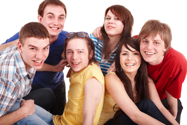 Grupo de jóvenes felices — Foto de Stock