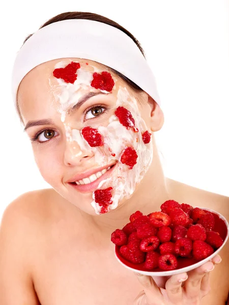 Maschere facciali naturali alla frutta fatta in casa  . — Foto Stock