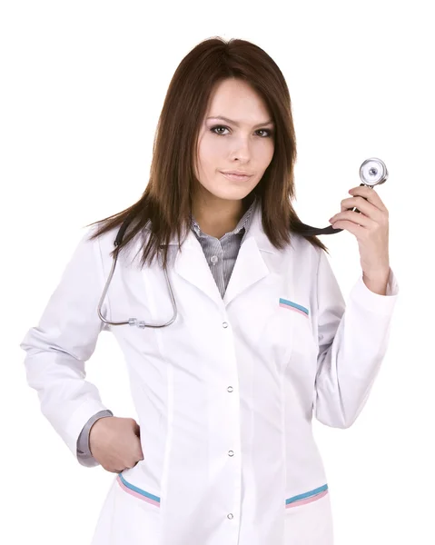 Médecin avec stéthoscope . — Photo