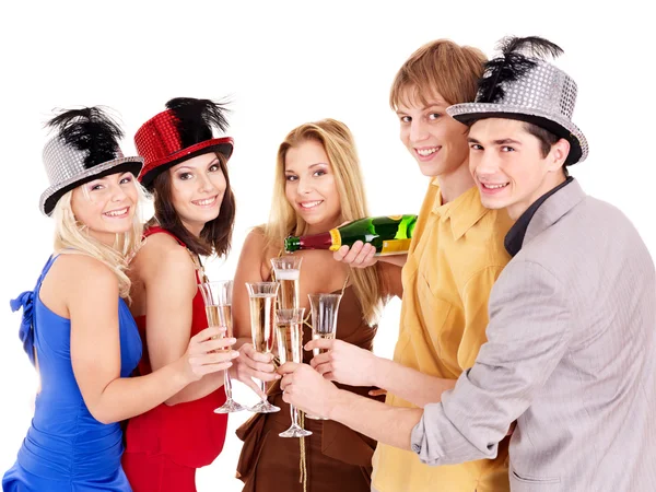 Gruppe jung auf Party. — Stockfoto