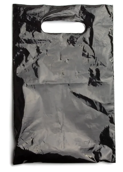 Μαύρη πλαστική σακούλα — Φωτογραφία Αρχείου