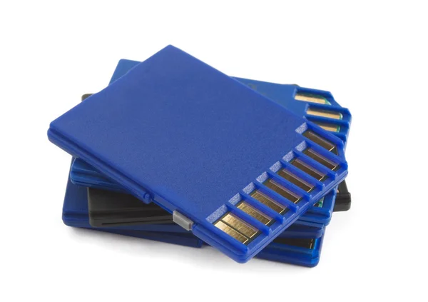 SD memory cards — Stock Photo, Image