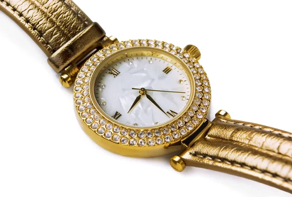 Reloj de oro — Foto de Stock