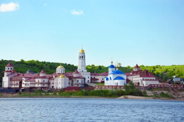 Old monastery on the river — Stock Photo, Image