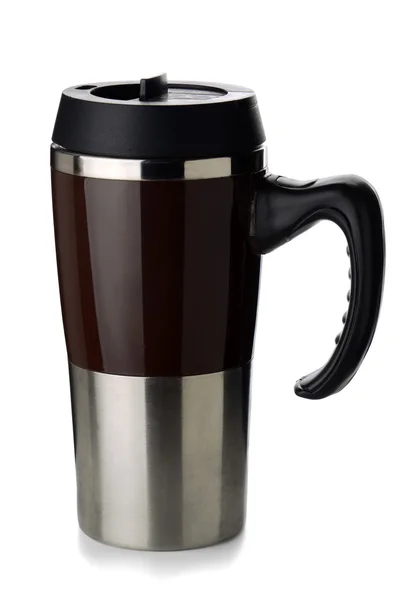 Kubek termos kawy — Zdjęcie stockowe