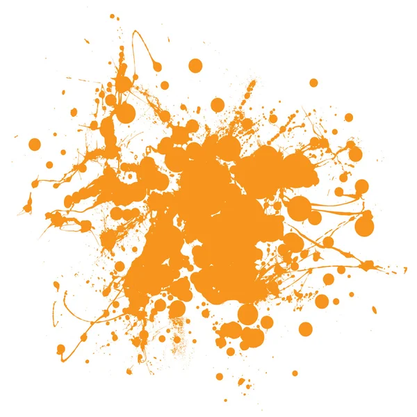 Orange ink splat — Stock Vector © Nicemonkey #5481928