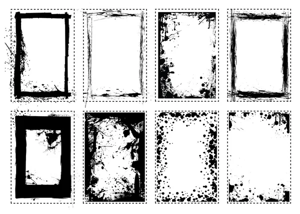 Splat grunge marco de imagen — Archivo Imágenes Vectoriales