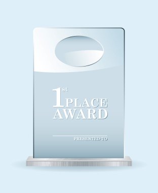 Glass award clipart