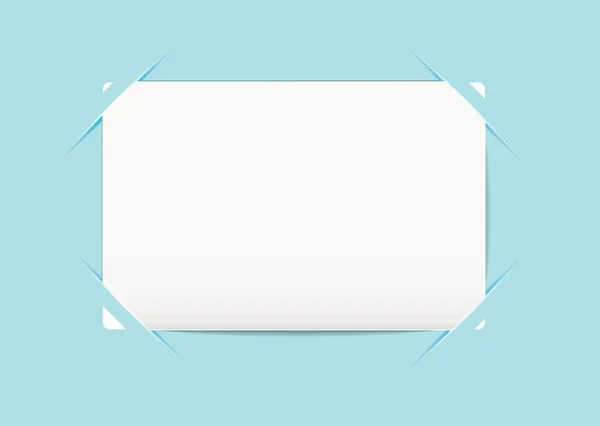 Porte carte de visite bleu — Image vectorielle
