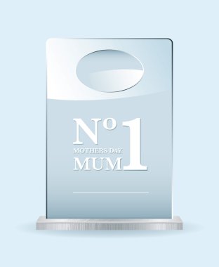 Number one mothers award clipart