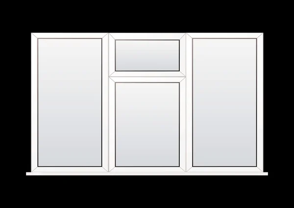 Okno z tworzywa sztucznego — Wektor stockowy