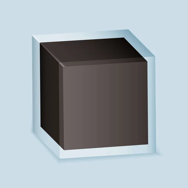 Paquete de vidrio — Vector de stock