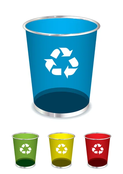 Trash recycle bin — Stock Vector