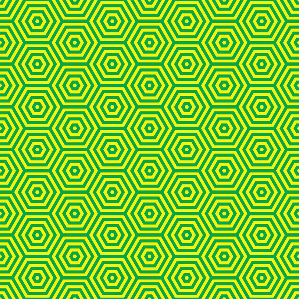 Retro sjuttiotalet grönt mönster — Stock vektor