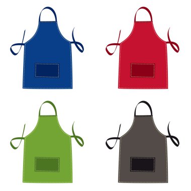Apron collection clipart