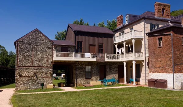 Strada principale di Harpers Ferry un parco nazionale — Foto Stock