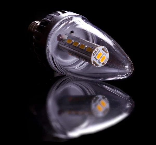 Moderne LED-Kerzenlampe — Stockfoto