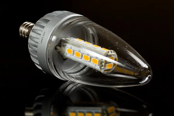 Modern LED candle bulb — Stock Photo, Image