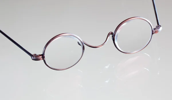 stock image Antique reading glasses isolated