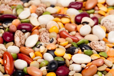 Mix of 17 beans and barley clipart