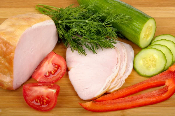 stock image Meat and vegetables