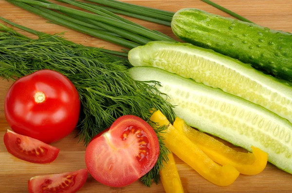 Gemüse für den Salat — Stockfoto