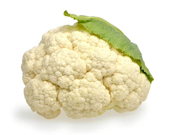 Cauliflower on a white — Stock Photo, Image