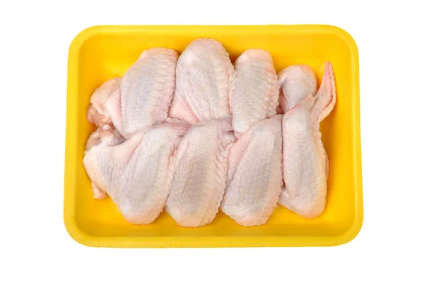 Alitas de pollo crudas —  Fotos de Stock