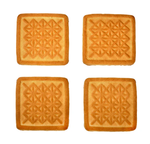 Печиво на білому — стокове фото