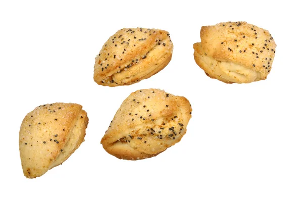 Biscoitos com sementes de papoila — Fotografia de Stock