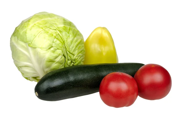 Verduras sobre un fondo blanco —  Fotos de Stock