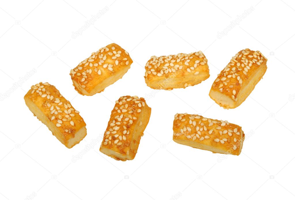 Cookies with sesame seeds