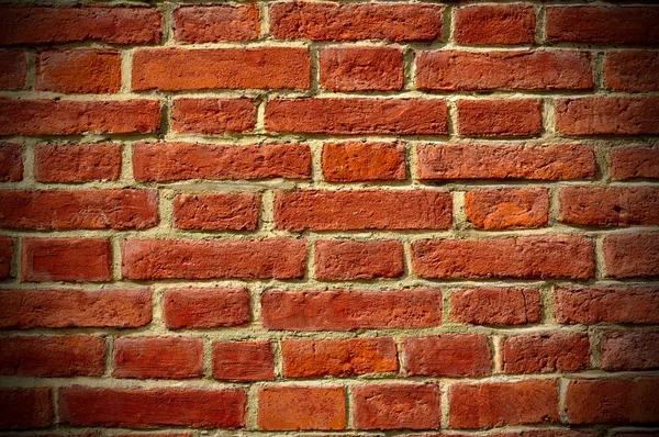 Brick background, vignetting — Stock Photo, Image
