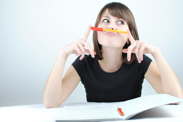 девушка студентка
