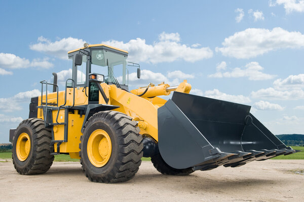 Front end loader machine