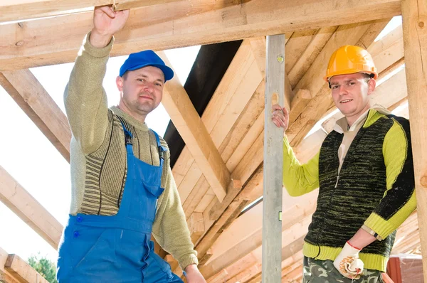 Group of roofers — Stock Photo, Image